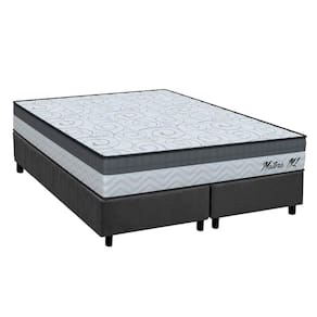 Conjunto Box King: Colchão Anatômico Orthoflex D33 / Matera ML + Base CRC Suede Gray(193x203)