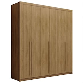 Guarda Roupa Casal 6 Portas 3 Gavetas 233cm Dubai Nature - VLR MÓVEIS