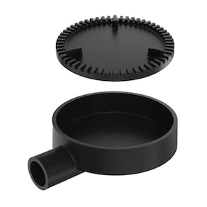 Queimador Palmatoria Curto Completo de Fogão em Ferro 13cm