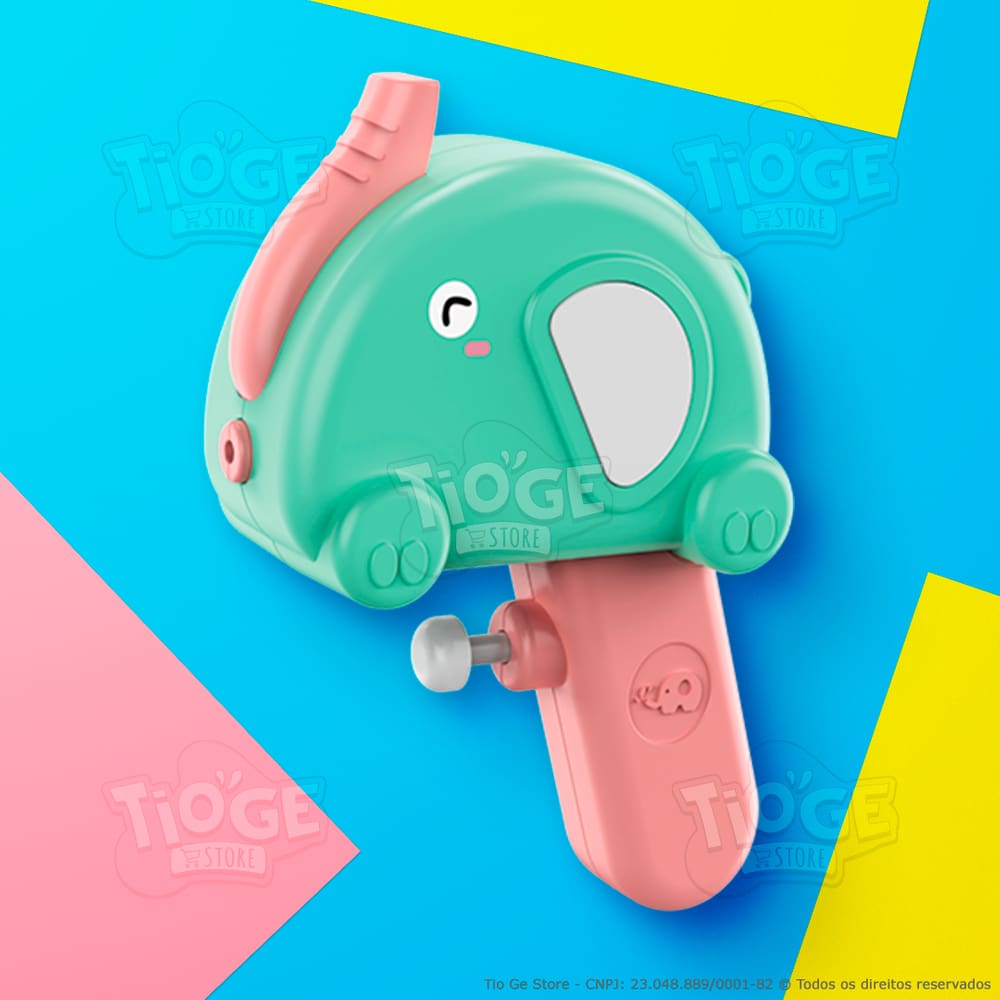 Lança Água Elefante Divertido Para Crianças Brinquedo Interativo Brincar Na Água Piscina Praia Banho Brinq