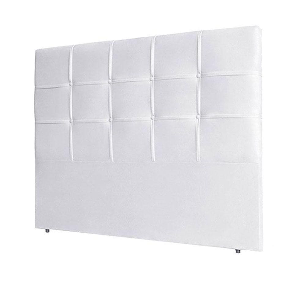 Cabeceira Casal Luiza 140 Cm Branco - Idf Decor
