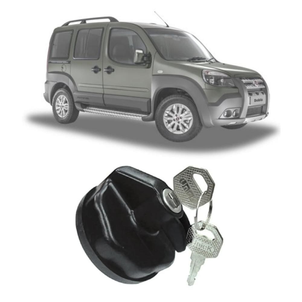 Tampa Tanque Gasolina Valvulada Com Chave Doblo Após 2006 [F103]