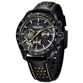 Relógio de Quartzo Design Lunar Masculino Esportivo com Cronógrafo Impermeavel