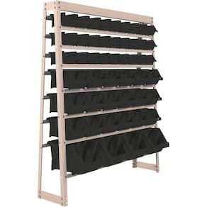 Estante Gaveteiro Metálica Mista 120x101x35,5cm Com 49 Peças 49/m Preta Worker