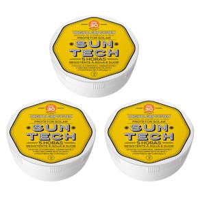 Protetor Solar Suntech Fps 30 75G Vegano Grip System Protege 5Hs 3Un