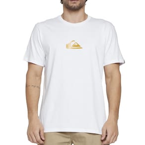 Camiseta Quiksilver Metal Comp SM25 Masculina Branco