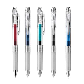 Caneta Gel Energel Infree 0.5Mm Retratil Pentel Kit 5 Cores