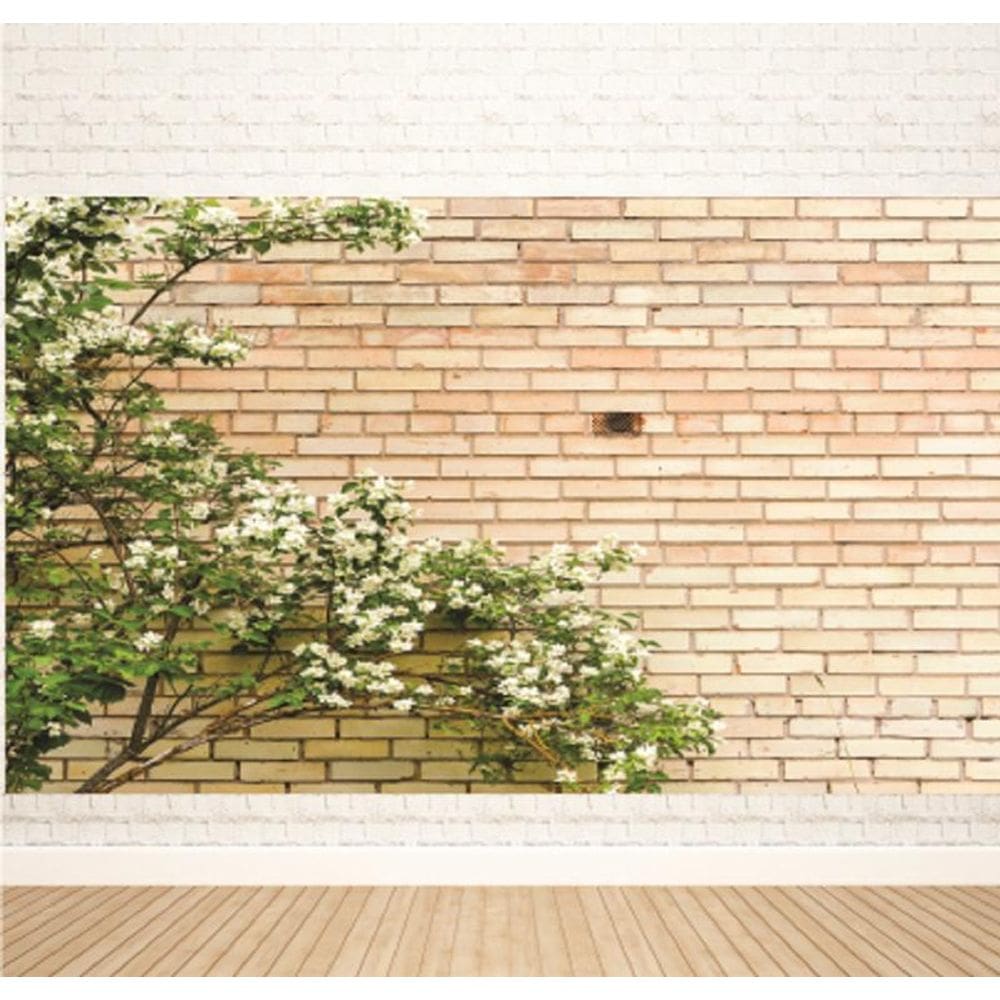 Fundo Fotográfico Em Tecido Muro Com Árvores 2,20X1,50