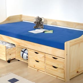 Cama Maxima 90x190cm Madeira Maciça Amarelo Madeira