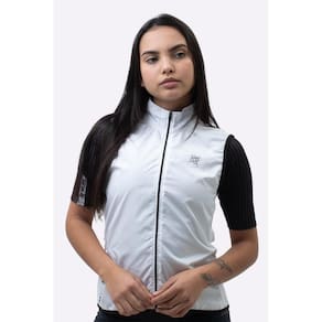 Colete Corta Vento HUPI Sonhe/Treine/Alcance - Branco