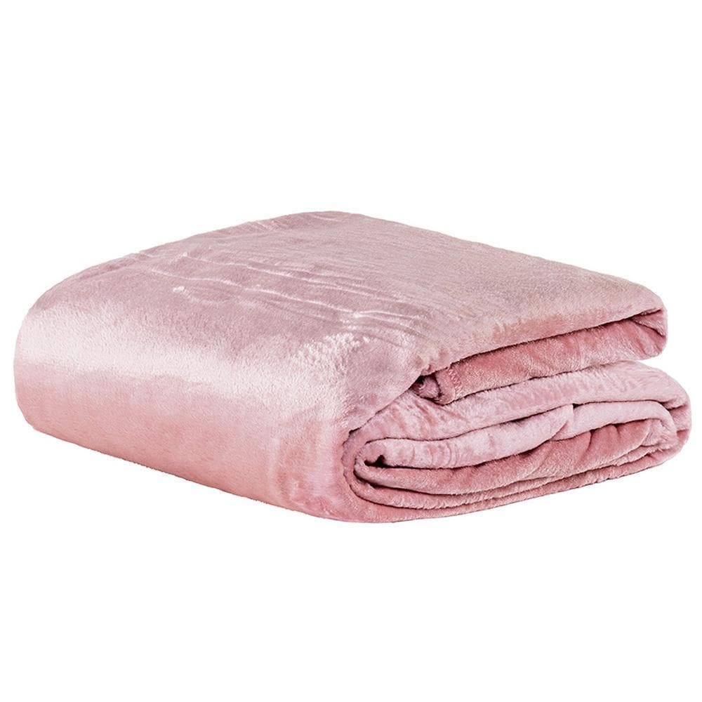 Cobertor Snow Queen Mantinha Viagem Macia - Sheel - Pink