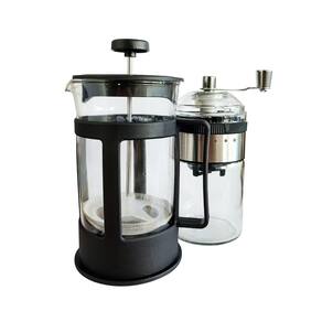 Kit Cafeteira Prensa Francesa Vidro E Plástico 600Ml E