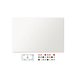 Painel Fotos, Notas + 48 Imãs + Tecnologia 35X50 - Branco