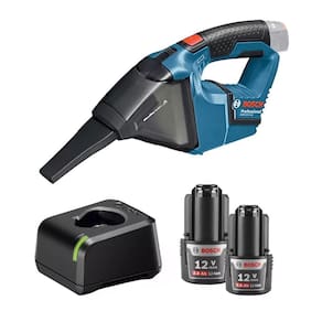 Aspirador De Pó 12V Carregador 2 Baterias Gas12V-Li Bosch
