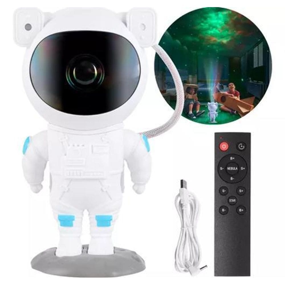 Luz Do Projetor De Astronauta Com Temporizador Controle 3305