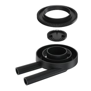 Queimador Duplo Completo Fogão Industrial Ferro N05 15,5cm