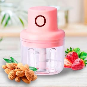 Mini Processador De Alimentos Sem Fio Bateria Durável