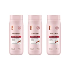 Hidratante Corporal Hidramais 200Ml Cereja E Avela - 3Un