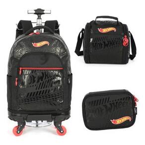 Kit Mochila Carrinho Rodas Skate 360 Hot Wheels