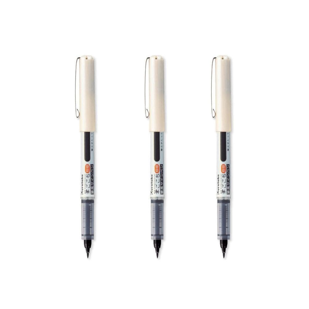 Kit 3 Caneta Kuretake Fudegokochi Gokuboso E Fina Ls4-10S