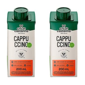 Kit 2X: Bebida Vegetal Cappuccino A Tal Da Castanha E 3