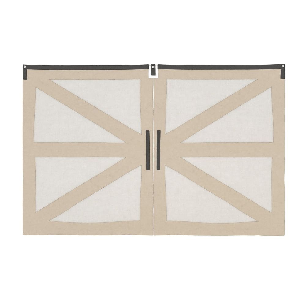 Cortina Barn Para Beliche Garden com Escada Lateral Casatema Bege