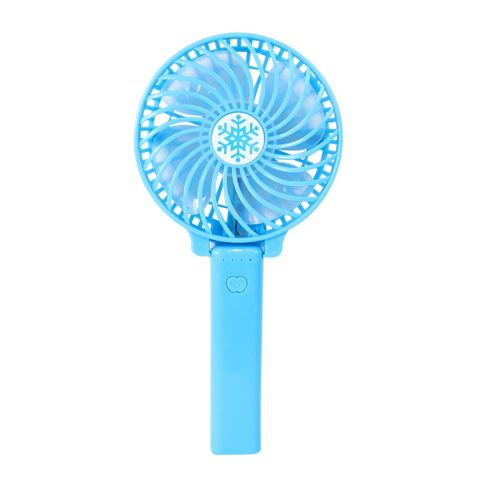 Mini Ventilador Dobrável Portátil E Recarregável Usb Led