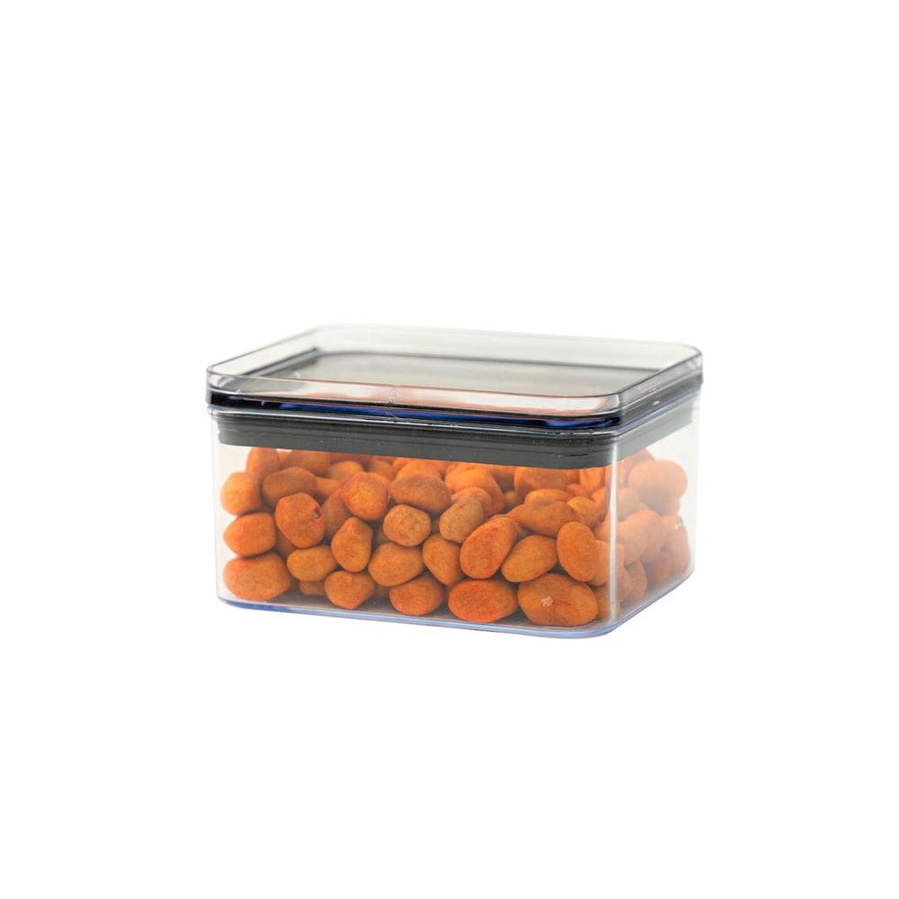 Pote de acrílico 480ml com tampa hermético quadrado - Tüd