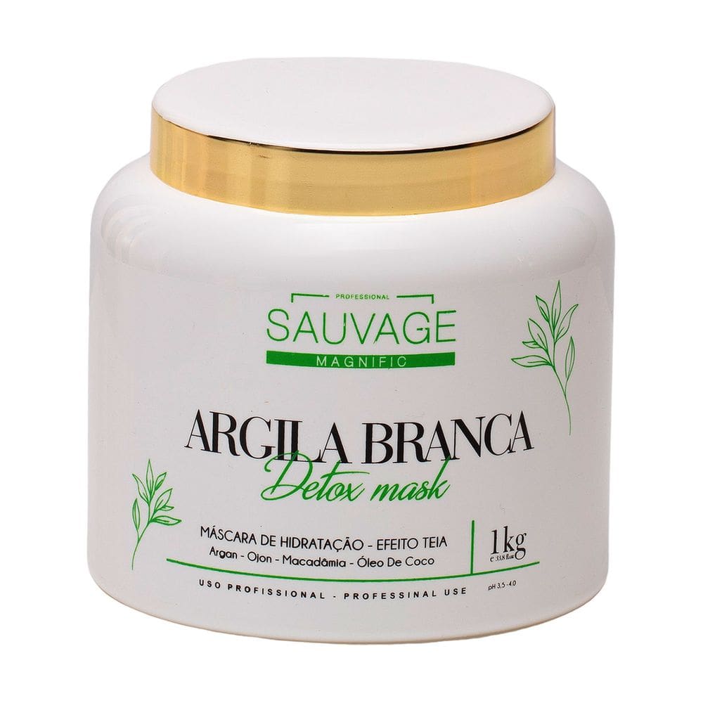 Máscara Argila Branca - Nutrição