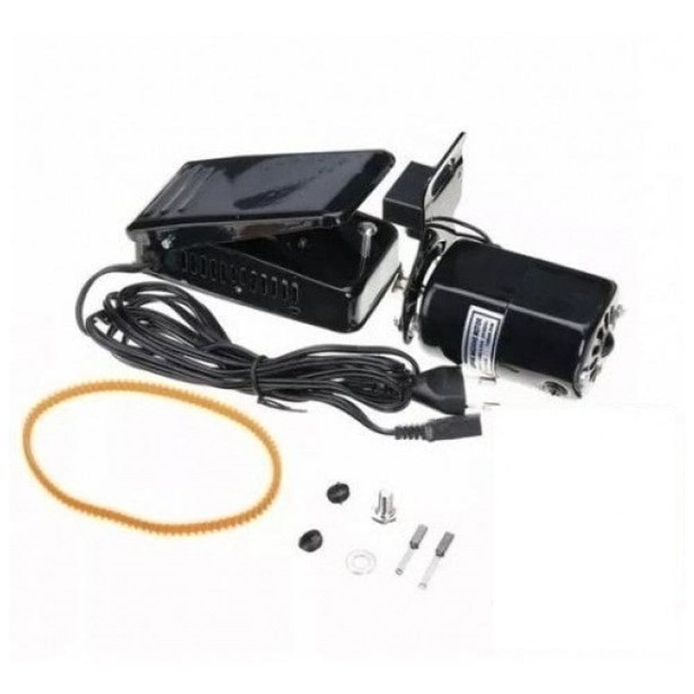 Motor Máquina De Costura Doméstica Completo 110/220 Preto