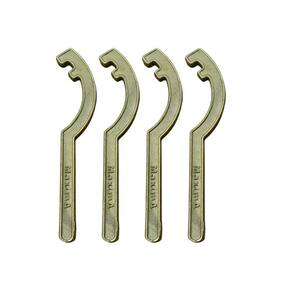 Kit Com 04 Chave Storz Em Latão Dupla 1.1/2 X 2.1/2 Hidrante