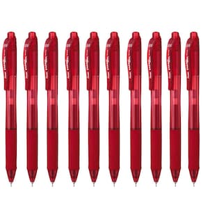 Caneta Gel Energel X Rt Pentel 0.5Mm Retrátil Vermelho Kit