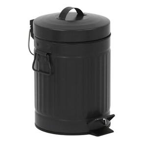 Lixeira Para Banheiro Com Pedal 3L Preta - Sensea
