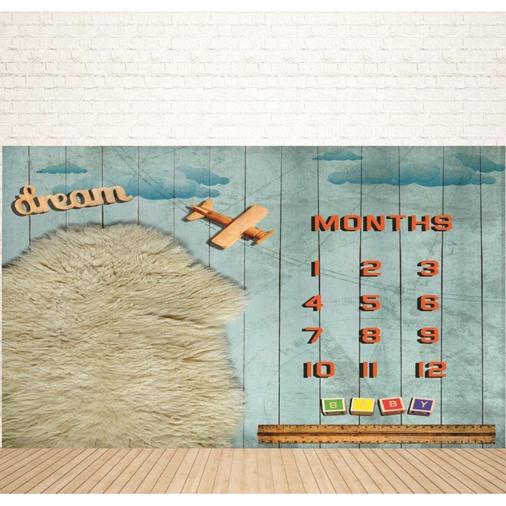 Fundo Fotográfico  Em Tecido Aviãozinho 2,80X1,50