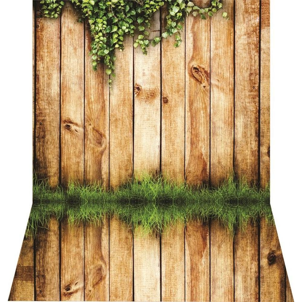 Fundo Fotográfico Newborn Em Tecido Madeira 1,50X2,20