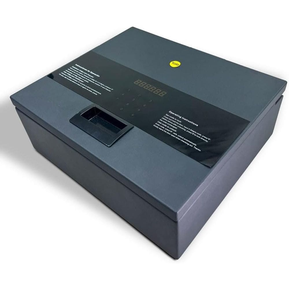 Cofre para Documentos Preto Yale