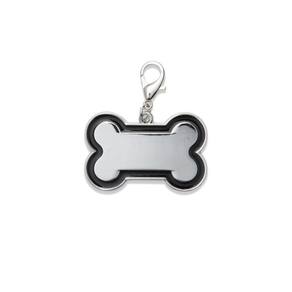 Chaveiro De Identificação Pet Formato De Osso De Luxo