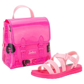 Kit Sandália Barbie + Bag Sweet Grendene Kids - 22955