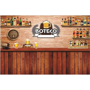 Fundo Fotográfico Em Tecido Boteco 2,20X1,50