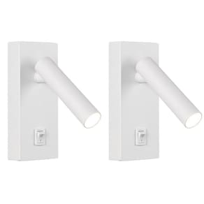 2 Arandela De Cabeceira Led Interruptor Foco Móvel Bet52