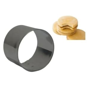 Aro Cortador Redondo Bem Casado 6x3cm Em Inox - 5 Peças