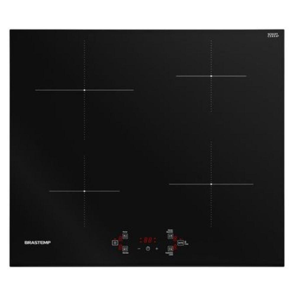 Cooktop Brastemp 4q Indução Função Especial Bdj60bebna 220V