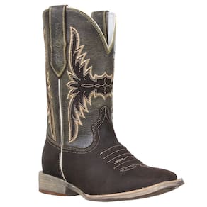 Bota Masculina Bico Quadrado Marrom Cow Way 36855