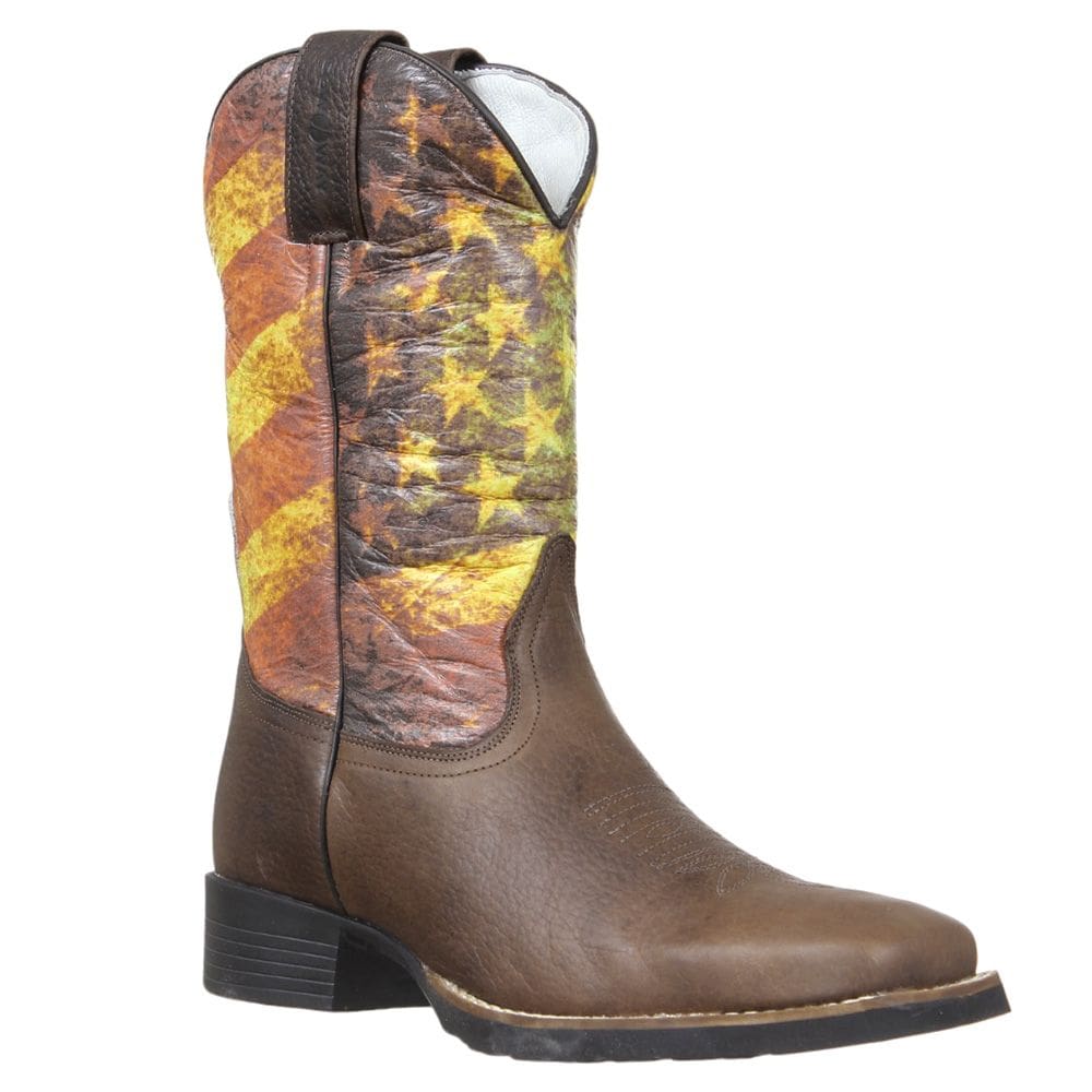 Bota Masculina Bico Quadrado Malboro Castanho Cow Way 36687