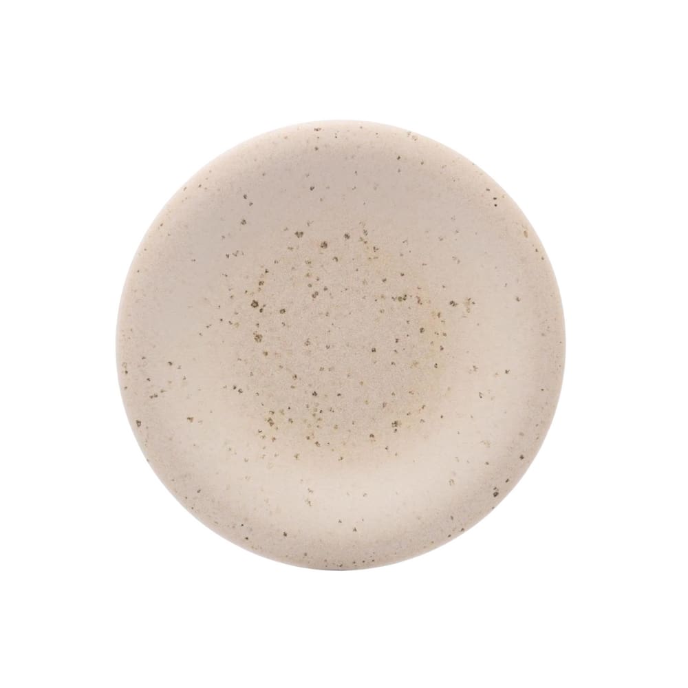 Prato Sobremesa Em Cerâmica Mist 21,5cm Wolff Branco Matte
