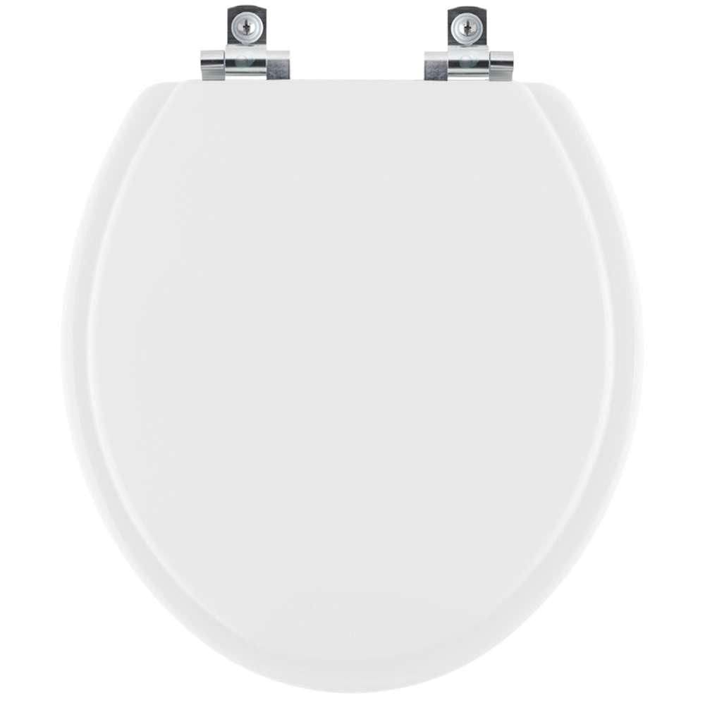 Assento Sanitário Soft Close Lisboa Branco para vaso Luzarte