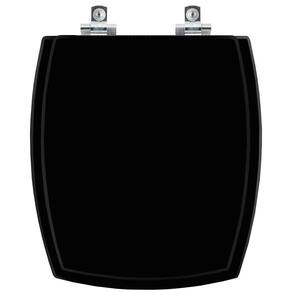 Assento Sanitário Soft Close Anturius Preto para vaso Luzarte