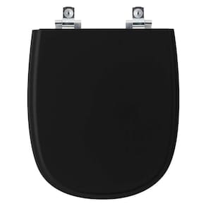 Assento Sanitário Soft Close Dona Beja Preto para vaso Santa Clara