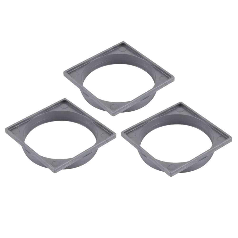 Kit 3 Porta Grelha Ralo Quadrado Caxilho Cinza 150Mm Tigre