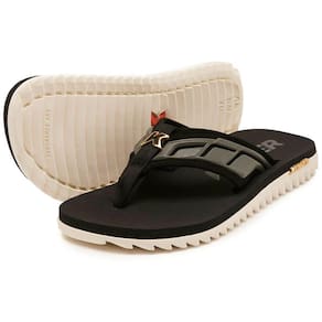 Sandália Kenner Kivah Full Force Masculina-Preto e Branco